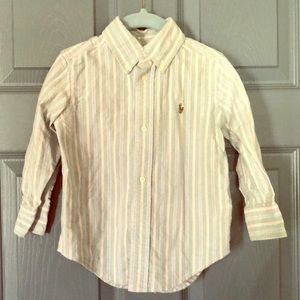 Ralph Lauren Boys Long Sleeve Button Down 2/2T